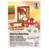 URSUS Fotokarton Traditional A4 62114699F 330g, glitzer, ass. 5 Blatt