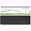 BIELLA Agenda AgeBag undatiert 783491C Weekly 60 Blatt sw. 29.7x17cm