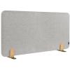 LEGAMASTER Tischtrennwand 120x60cm 7-209831 ELEMENTS, grau, Standfuss