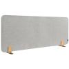 LEGAMASTER Tischtrennwand 160x60cm 7-209832 ELEMENTS, grau, Standfuss