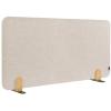 LEGAMASTER Tischtrennwand 120x60cm 7-209834 ELEMENTS, beige, Standfuss