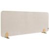 LEGAMASTER Tischtrennwand 160x60cm 7-209835 ELEMENTS, beige, Standfuss