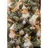 ART BULA Weihnachtskarte 12x17.5cm 12BU3530 Engel im Tannenbaum