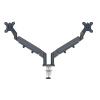 LEITZ Monitorarm ERGO 6537-00-89 grau, dual