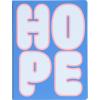NUUNA Notizbuch Graphic L 56352 HOPE 256 Seiten
