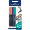 FABER-CASTELL Creative Marker 1-3mm 160704 assortiert 4 Stück