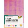 FOLIA Regenbogenpapier 75g,23x33cm 310409 Crispy, Mix Bunt