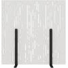 SUONO Trennwand L 180x180x2.4cm 1311.L24.0402 STAND, weiss