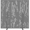 SUONO Trennwand L 180x180x2.4cm 1311.L24.2602 STAND, schwarz