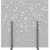 SUONO Trennwand L 180x180x2.4cm 1311.L24.3801 STAND, grau