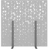 SUONO Trennwand L 180x180x2.4cm 1311.L24.3803 STAND, grau
