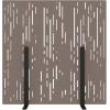 SUONO Trennwand L 180x180x2.4cm 1311.L24.3902 STAND, braun