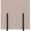 SUONO Trennwand L 180x180x2.4cm 1311.L24.4400 STAND, braun