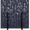 SUONO Trennwand L 180x180x2.4cm 1311.L24.4703 STAND, blau
