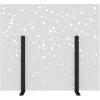 SUONO Trennwand M 160x140x2.4cm 1311.M24.0401 STAND, weiss