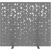 SUONO Trennwand M 160x140x2.4cm 1311.M24.2603 STAND, schwarz