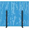 SUONO Trennwand M 160x140x2.4cm 1311.M24.3702 STAND, blau