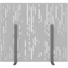 SUONO Trennwand M 160x140x2.4cm 1311.M24.3802 STAND, grau