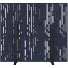 SUONO Trennwand M 160x140x2.4cm 1311.M24.4702 STAND, blau