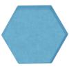 SUONO Wandelement 16x14x5cm 3116.M09.3700 TILES 3D, HEXA, blau 10 Stk.