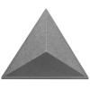 SUONO Wandelement 48x42x8cm 3117.U09.2600 TILES 3D, CONE, schwarz 6 Stk.