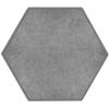 SUONO Wandelement L 60x52x1.2cm 3216.L12.2600 TILES, schwarz 8 Stk.