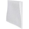 SUONO Wandelement 120x120x16cm 3333.U12.0400 BLADES, weiss