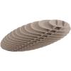 SUONO Deckenelement 240x120x30cm 2141.U12.4400 OVAL, braun