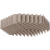 SUONO Deckenelement 80x91x14cm 2143.U12.4400 STAR, braun