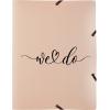 KOLMA Gummibandmappe Wedding A4 11.178.08 opak roségold,we do