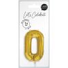 I AM CREATIVE Folienballon Zahl 0 85cm 1000-1055 gold