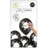 I AM CREATIVE Ballons DIY Beschriften 27cm 1000-1069 schwarz 6 Stück