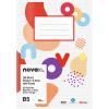 NOVOOO Schulheft B5 729773 9mm liniert mit Rand 90g