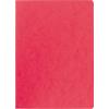 NOVOOO Pressspanheft rot A4 729793 5mm kariert, 80g,Rand 48 Blatt