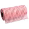 HYGOCLEAN Reinigungstuch 20x40cm 930.3 rot, weiss 1 Rolle/50 Blatt