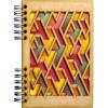 KOMONI Notizbuch Labyrinth A5 LAB5G liniert 90 Blatt