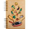 KOMONI Notizbuch Ingredients A5 ING5B blanko 90 Blatt