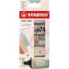 STABILO Boss mini Leuchtmarker 2-5mm 07/05-31-10 Naturevibes, Etui 5 Stück