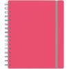 KOLMA Spiralheft Doppia A5 06.542.20 pink/grau, kariert 100 Blatt