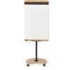BEREC Flipchart Design Mobil NAT0618 Holz auf Rollen 69x195cm