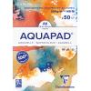 CLAIREFONTAINE Aquarell Zeichenblock A6 975620C naturweiss, MF, 300g 50 Blatt