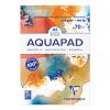 CLAIREFONTAINE Aquarell Zeichenblock A5 975720C naturweiss, MF, 300g 70 Blatt
