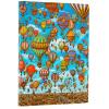 PAPERBLANKS Notizbuch Flex Midi FB9910-9 Ballone liniert 176 S.