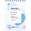 NOVOOO Notizblock weiss A5 731507 kariert 4mm, 80g 2x100 Blatt