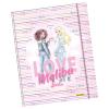 ONLINE Gummizugmappe A4 18122/6 Barbie, assortiert