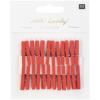 RICO DESIGN Deko-Clips 3cm 7040.31.18 rot 24 Stück