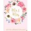ABC Hochzeitskarte A4 53971 Blumenkranz Mr & Mrs