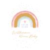 ABC Glückwunschkarte Baby B6 52654 Regenbogen