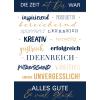 ABC Abschiedskarte DE B6 52297 Die Zeit mit Dir war