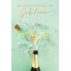 ABC Glückwunschkarte Jubiläum B6 52314 Champagner